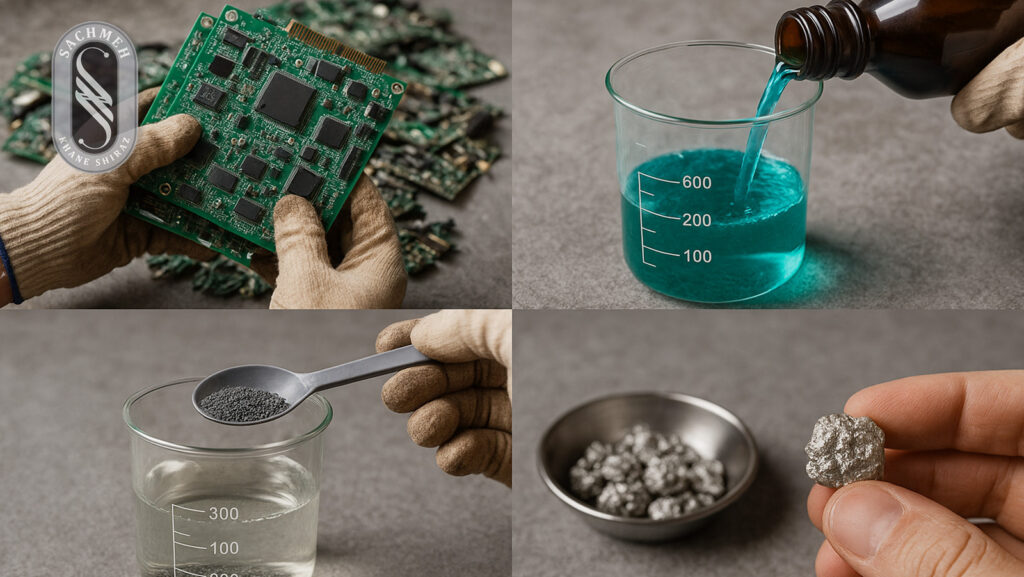 روش‌های بازیافت نقره از ضایعات الکترونیکی