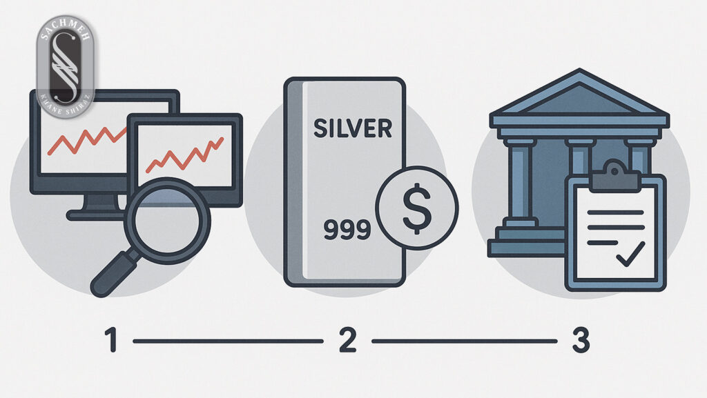 چگونه قیمت نقره را روزانه و لحظه‌ای پیگیری کنیم؟