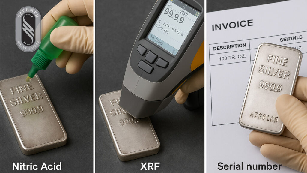 روش‌های تشخیص نقره اصل از تقلبی در بازار ایران خرد