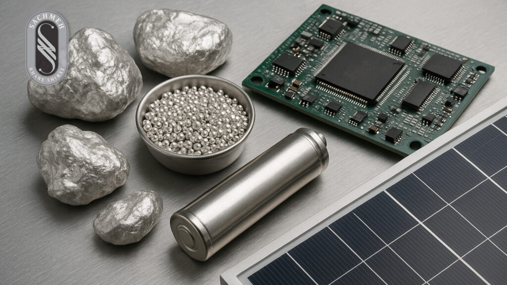 نقره و کاربرد آن در صنایع مدرن (الکترونیک، باتری، انرژی خورشیدی)